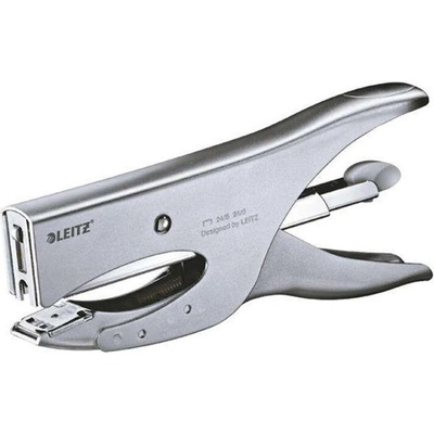 Leitz Съшивател, 40 листа 24/6 и 24/8 запълване 5549 Leitz silver (55490081)