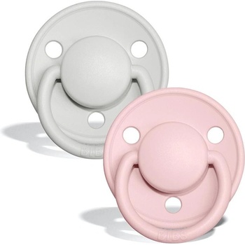 Bibs De Lux dudlíky přírodní kaučuk 2ks Haze / blossom