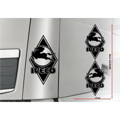 Samolepka diamant IVECO - IVE01002 - Biela