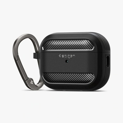Spigen Husa casti Spigen ЗДРАВА БРОНЯ Apple AIRPODS PRO 1 / 2 МАТОВО ЧЕРНО (ACS05482) (ACS05482)