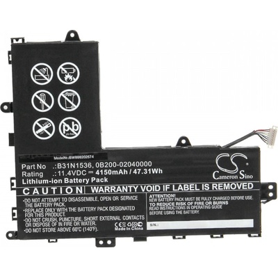 VHBW Батерия за Asus VivoBook Flip T201, B31N1536, 4150 mAh (888202674)