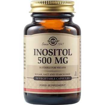 Solgar Inositol, 500 mg, 50 растителни капсули, Solgar