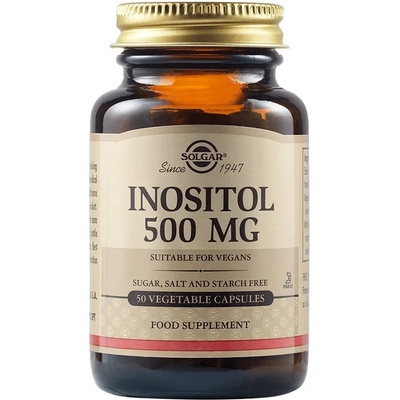 Solgar Inositol, 500 mg, 50 растителни капсули, Solgar