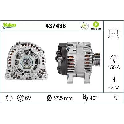 VALEO Alternátor VA 437436