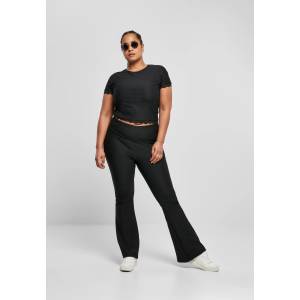 Urban Classics Дамска тениска с дантела в черен цвят Ladies Tee blackMODEL131 SALE - , размер M