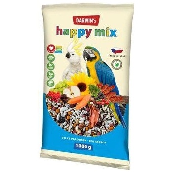 Darwin's Classic Happy Mix Veľký papagáj 1 kg