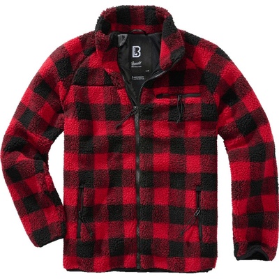 Brandit Teddyfleece Jacket červená černá