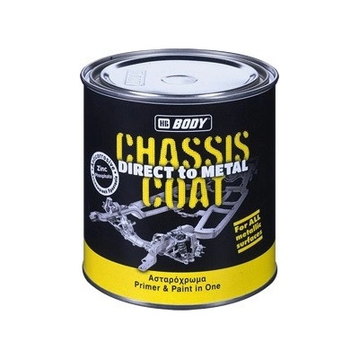HB BODY CHASSI 410 - Antikorózny náter 2v1 čierna 0,75L