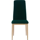 Kondela Coleta Nova smaragdová látka / dub