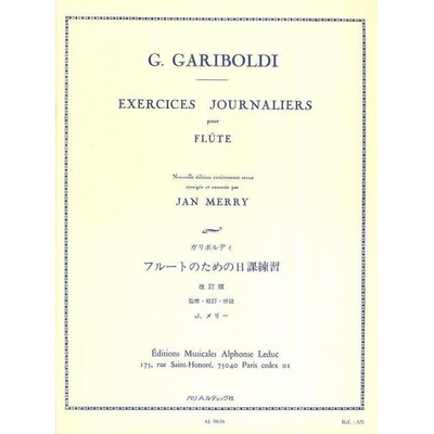 Exercices Journaliers Op89 pre priečnu flautu