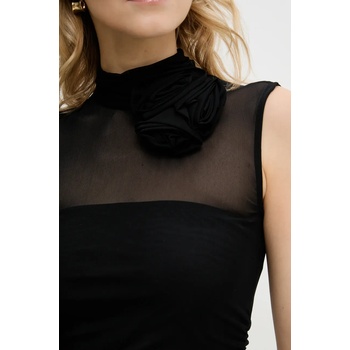 ANSWEAR Рокля Answear Lab в черно дълга с кройка по тялото (3119.TKK)