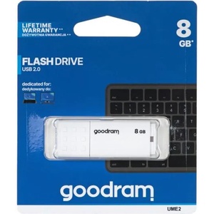 GOODRAM UME2 8GB USB 2.0 (UME2-0080W0R11) Флаш памет