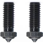 QIDI Tech Дюза от закалена стомана за X-Smart 3/X-Plus 3/X-Max 3/Q1-Pro, комплект от 2 - 0, 8 mm (728683350020)