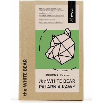 The White Bear Colombia Excelso zrnková 1 kg