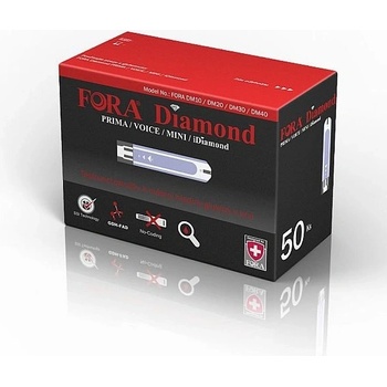 Fora Diamond Testovací proužky ke glukometru DM10 / DM20 / DM30 / DM40 50 ks