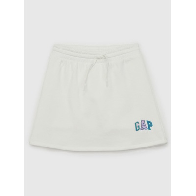 GAP 405103-03 dětská kraťasová sukně bílá