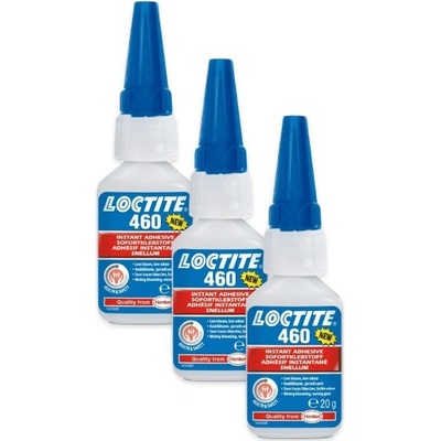 Loctite 460 sekundové lepidlo 20 g 3 ks