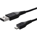 Gigapack кабел за данни USB - microUSB, 80 cm, ЧЕРЕН GP-14732 (GP-14732)