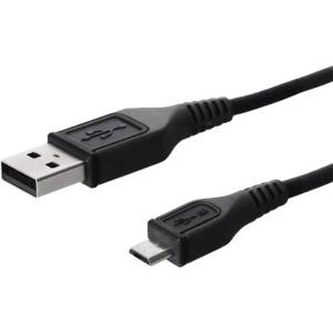 Gigapack кабел за данни USB - microUSB, 80 cm, ЧЕРЕН GP-14732 (GP-14732)