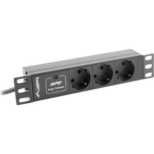 Lanberg 3 Plug 2 m 14A (PDU-03F-0200-IEC-BK)