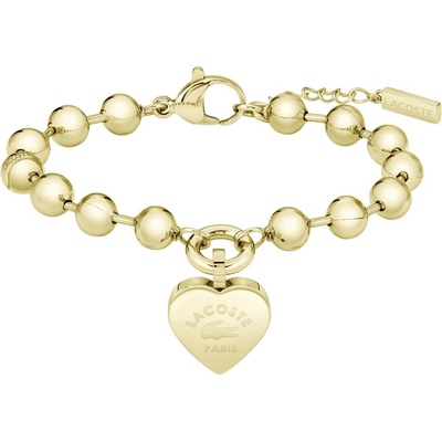 Lacoste Pozlátený guličkový náramok Love My Croc 2040506