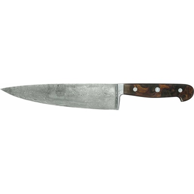 Güde Solingen Kuchársky nôž DAMASCUS 21 cm hnedý