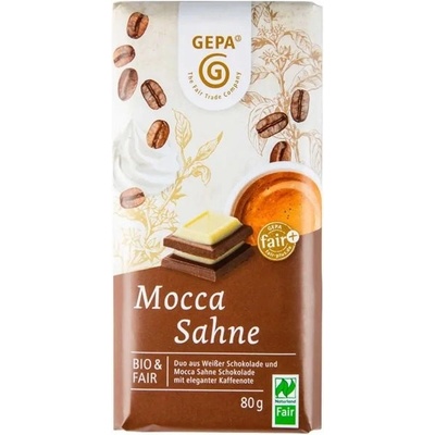 GEPA moka krémová čokoláda s bílou čokoládou 80 g