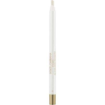 Dolce&Gabbana Bold It's Lit! tuhý krémový rozjasňovač v tužce 01 North Star - Shimmering Platinum 0,35 g