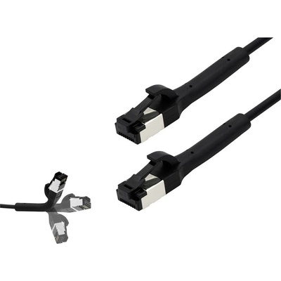 BKL Electronic 144015 RJ45 CAT 8.1 U/FTP 5m černý