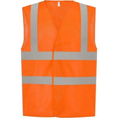 Yoko reflexní síťovaná vesta HVW120 Fluorescent Orange