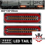  Стопове LED Бягащи 12-24V к-т -46см 894090-46 ('269322)