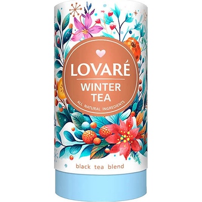 LOVARÉ Tubus 80 g WINTER TEA, sypaný černý čaj
