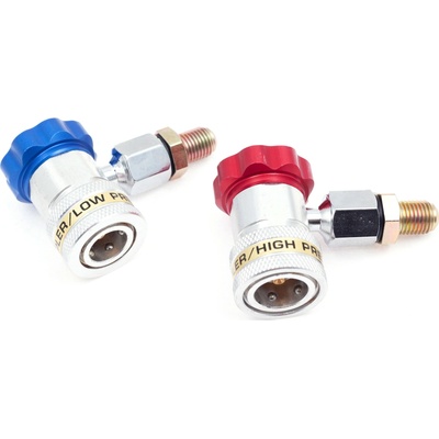 S-2QJ90 Rychlospojky pro plnění klimatizace, chladivo R-134A, sada 2 ks – Zbozi.Blesk.cz