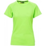 PAYPER runner lady 000465-0028 / Дамска спортна тениска - флуоресцентно зелена s (000465002807039s)
