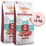 Calibra Dog Life Junior Small & Medium Fresh Beef 2 x 12 кг
