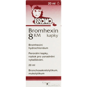 BROMHEXIN KM POR 8MG/ML POR GTT SOL 1X20ML