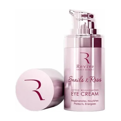 Revive Snails & Roses Подмладяващ околоочен крем с екстракт от охлюви и розово масло 15мл