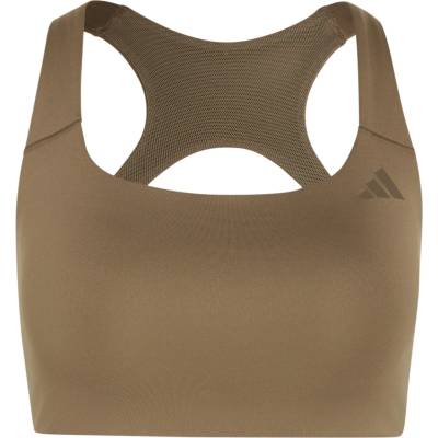adidas Дамски спортен сутиен adidas Women's Optime Workout Medium Support Bra Sports bra - Khaki Six (114-4091-0212)