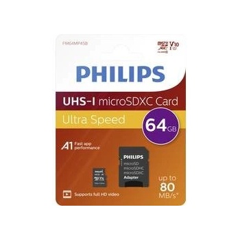 Philips microSDXC 64 GB FM64MP45B/10