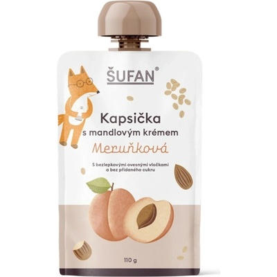 Šufan Kapsička s mandlovým krémem Meruňková 110 g