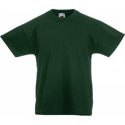 Fruit of the Loom detské tričko Original Tee Fľaškovo zelená