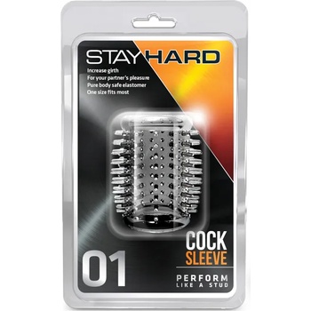 Image 1 of Blush Stay Hard Cock Sleeve 01 Clear