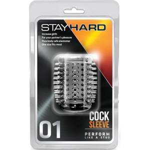 Blush Stay Hard Cock Sleeve 01 Clear