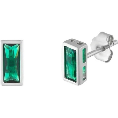 Preciosa Stříbrné náušnice s kubickou zirkonií Preciosa Eternal Spotlight 5459 66