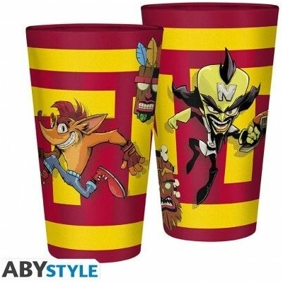 Sklenice Crash Bandicoot TNT Crash 400 ml