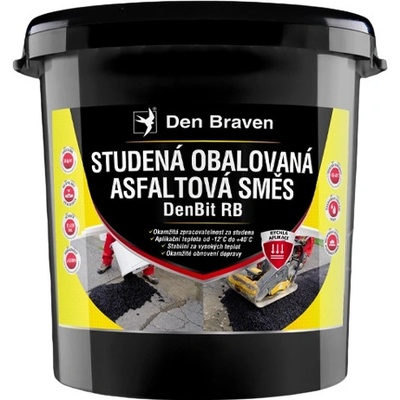 Den Braven DENBIT RB - Studená asfaltová zmes cierna 25 kg