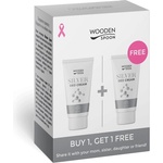 Wooden Spoon Комплект - Био крем-дезодорант със сребро Silver + Подарък, 2 x 40 ml - baby