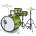 Millenium Drums Детски акустични барабани Millenium Youngster Drum Set Green