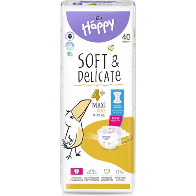 Bella Happy Maxi Plus 4+ 9-15 kg 40 ks