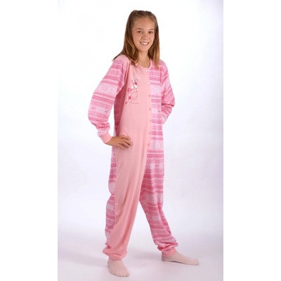 Vienetta Kids overal Méďa s čepicí oranžová